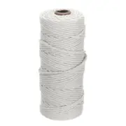 3mm x 109 Yard Creamy White Cotton Macrame Rope, 2 Strands Twisted Cotton Cord