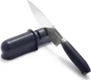 GreenPan Titanium Dual-Stage Pull Through Sharpener, Serrated and Straight Size