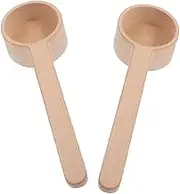 OKUMEYR Bath Salt Spoon Wooden Salt Scoop Multipurpose Wooden Spoons Long Handle for Tea