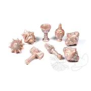 CL PolyHero Dice - Cleric 8 Dice Set Radiant Rose