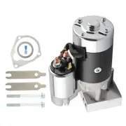 [MaXpeedingrods] Compatible for Chevy Chrome Small Block compatible for Mini Starter 3HP 153 or 168 Tooth 327 350 400 SBC