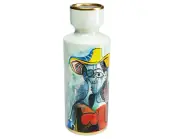 Deco Graffiti Art Porcelain Vase Flower Pampas Grass Home Decor Interior Accent