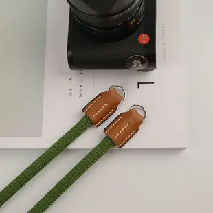 攝影背帶 原創手縫徠卡富士XT4 XS10 XT30X100V相機背帶真皮斜跨肩帶繩配件【HZ64410】