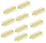 ERINGOGO Detangler Brush Fine Teeth 10pcs Plastic Grate Combs Hair Scalp Massaging Tool