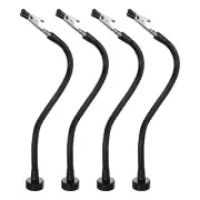 4pcs Solder Helping Hands,Third Hand Tool with Alligator Clip,Magnetic,Black,11"