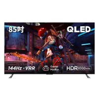 在飛比找momo購物網優惠-【TCL】85型 4K QLED 144Hz Google 