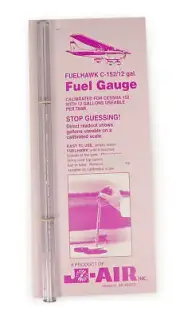 J-Air FuelHawk Fuel Gauge Stick - CESSNA - 152 - 12 Gallon