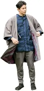 KAYA(カヤ) Men's Cardigan, Backless Kimono