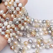 160cm/63"length Nice 8-8.5mm baroque multicolors freshwater pearl necklace AA