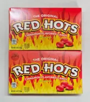 Red Hots Original Cinnamon Flavored Candy 5.5 Ounce- 2 Boxes Total- Breath Fire!