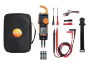 Testo 770-3 Premium Kit - TRMS Hook Clamp Meter Kit (770-3 Meter, Type K T/C,