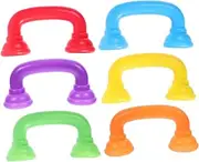 DIYEAH 6pcs Realistic Simulation Toy for Toddlers Safe Telephones for Speech Learning Pretend Play Educational Toy for Enhancing Communication Skills