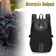 Universal Black reflective safety motorcycle Riding Backpack helmet Storage bag