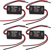 Brake Light Flasher Controller, Brake Light Flasher Controller 4 PCS 12V DC LED Flash Strobe Controller for Motorbike Car Truck