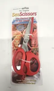 Sea Food Seascissors #750 Sharp Lobster Crab Kitchen Scissors NEW