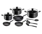 NEW Tefal 9-Piece Super Cook Non-Stick Cookware Set
