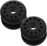 2pcs Transfer Case Connecting Rod Bushing Car Shifter Linkage Bushings Transfer Case Control Lever Bushing Shifter Cable Bushing Car Shift Linkage Bushings Rubber Black