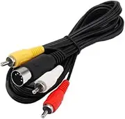 RUITROLIKER Compatible for 1.8M/6FT AV Audio Video Composite TV Cable for Genesis 1-Original MK1601 First 16-Bit Version