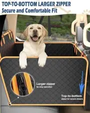 Back Seat Extender for Dogs 440lbs Dog Pet Hammock Car Seat Protector Waterproof