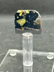 GEM QUALITY SEYMCHAN METEORITE PALLASITE PARTIAL SLICE 6,97 g