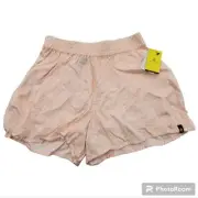 Volcom Girls Casual Orange Static Bloom Shorts NWT Size L (10/12)