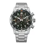 <C&S> CITIZEN星辰ECO-DRIVE光動能 三眼計時錶 黑面 43MM(CA0790-83E)