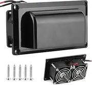 Caoeal RV Exhaust Fan, 12V RV Vent Fan Small Vent Ventilation for RV Motorhome Caravan Trailer Boat Marine Yacht, Black