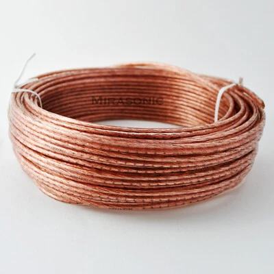 18 Gauge OFC Speaker Wire 50ft 99.99% High Grade OFC Oxygen Free Copper Cable