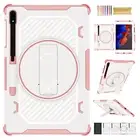 For Samsung Galaxy Tab S9+/S8+/S7FE/A9+/A8 Heavy Duty Rugged Silicone Stand Case