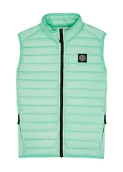 Stone Island Kids Quilted Shell Gilet (14 Years) - Green Light - 14YR (14 Years) 14YR (14 years)