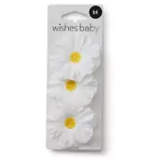 Wishes Baby Daisy Flower Headband - White