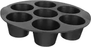 BEBEMOKO 7Holes Silicone Cavity Baking Mould Cake Pan for Home Professional Use Flexible Dessert Moulds for Cakes Cupcakes Brownies Easy to Clean Baking Tool