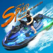 RC Boats 2.4GHZ Remote Control Mini Racing Jet Ski 2 Motor LED Lights Lakes Swimming Pool Toys Gifts for Kids 6+ Blue