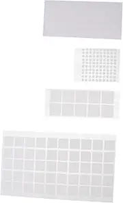 KALLORY 1set Transparent Removable Dispensing Double Sides Tape Clothes Tape Double Sided Model Adhesive Office Adhesive Stickers Removable Sticky Tack Double Sided Sticky Circles Acrylic