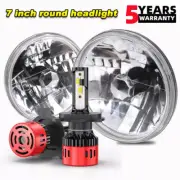 For Chevrolet Chevy Nova 1963-1978 Pair 7" inch Round LED Headlights Hi/Lo Beam (for: Chevrolet)