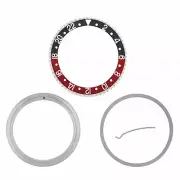 Bezel, Insert, Retaining For Rolex GMT Master 2 16700, 16710, 16760 Black Red