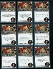 Star Trek TOS Archives and Inscriptions Claudius Markus all 23 cards