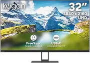 Kogan 32" UHD 4K Frameless USB-C Monitor (3840 x 2160) - KAMN32UC6JA - 32 Inch