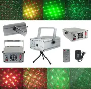 Laser Stage DJ Light Projector RG Flash Sound Activated Home Club Laser Lighting
