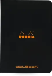 Cahier A5 Dot Grid Notebook, Black