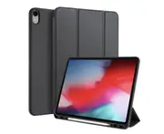 Magnetic Smart Case for The iPad Pro 12.9" 3rd Gen , Support Apple Pencil Charging Trifold Stand Case, Magnetic Attachment - Black