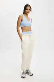 [Body] Body - Plush Essential Gym Sweatpant - Coconut milk M COCONUT MILK