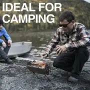 UCO Flatpack Mini Portable Stainless Steel Grill and Fire With Canvas Carry Bag