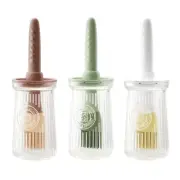 Silicone BBQ Oil Brush with Bottle for Kitchen Cooking BBQ Tool