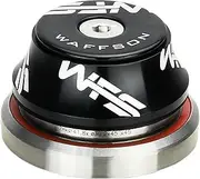 HY877 Full Integrated Headset 1-1/8-1.5 inch Tapered 15mm Top Cone, Black, HS08ZQLBK