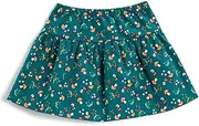 [Koton] Babygirls Flower and Mushroom Printed Elastic Waistband Soft Touch Skirt