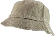 [Armycrew] XXL Oversize Pigment Dyed Washed Bucket Hat Fits Upto 3XL