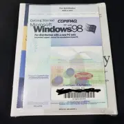 Microsoft Windows 98 Getting Started Manual, Product Key, No CD, New & Sealed