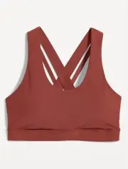 Old Navy Women’s Medium Support PowerSoft Cross-Strap Sports Bra Plus Sz XXL 4X