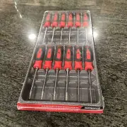 Snap On sgdxmini12r 12 pc mini pic, screwdriver & torx set red sealed